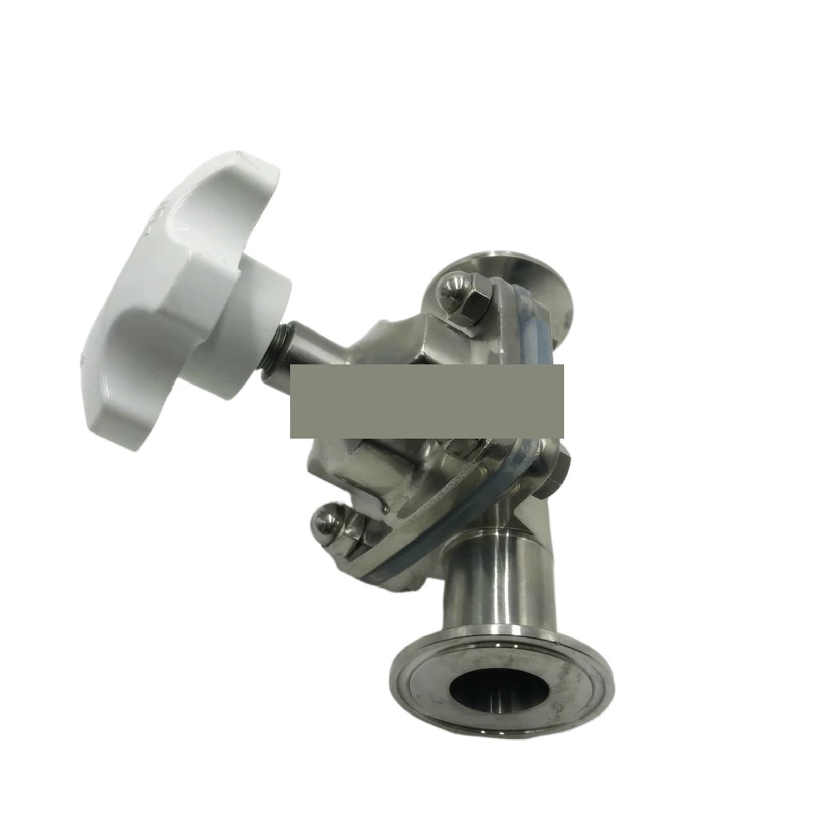 BALYDLUL 1-1/4 Pipe OD 32mm Stainless Steel 316L Tri-Clamp OD 50.5mm Diaphragm Valve Silicone