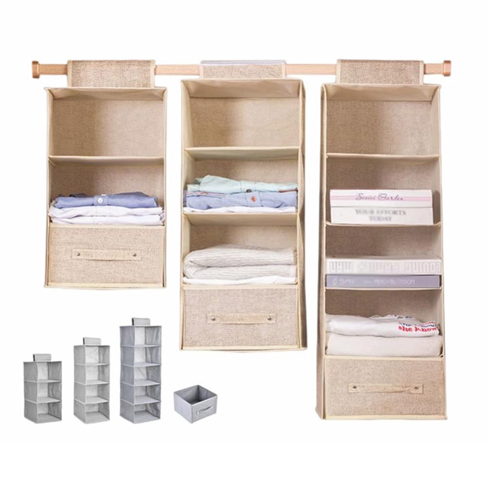 Amazon｜クローゼット 吊り下げ収納 3段 4段 5段 引き出し