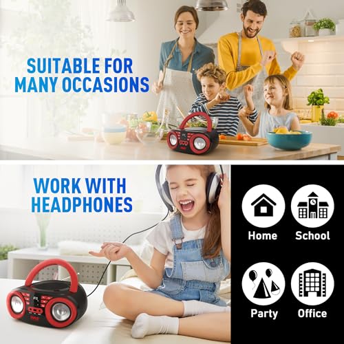 Pyle PHCD22 Usa Portable Cd Player Bluetooth Boombox Speaker thumb #7