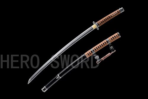 Miniatura 7 de SEKIRO Shadows Die Twice Wolf Cosplay Réplica Katana Mortal Blade Japonés Samurai Espada Manganeso Hoja de Acero Listo para Combate