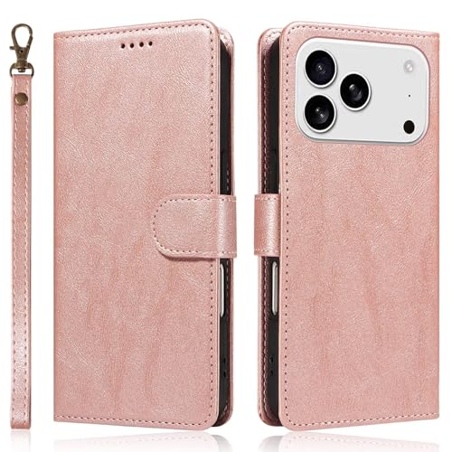 iPhone 17 Pro 手帳型ケース PUレザー製 カード収納付き スタンド機能搭載 マグネット式 大容量 財布型 スマホカバー おしゃれ 耐衝撃 360度全面保護 放熱性に優れ 防指紋 防汚 防汗 手触り良い アイフォン17 Pro ケース レディー