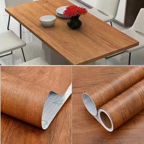 La Mejor review de Tapiz para puertas los más recomendados. 33 5m Adhesivo Para Muebles Restaurados, Armario/Gabinete/Puerta/Vidrio/Escritorio, Papel Pintado Autoadhesivo Impermeable De Vinilo, Papel De PVC De Imitación De Madera, Ancho...