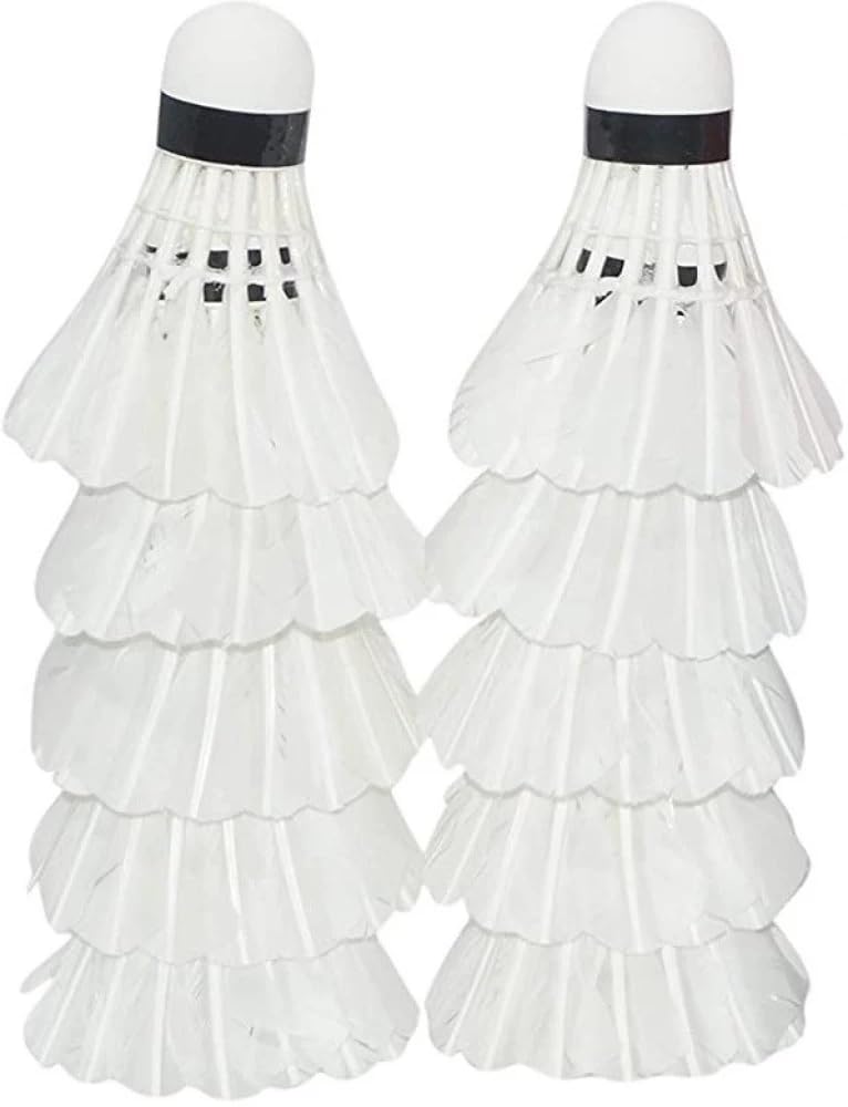 PZ&RV® Black-cat Badminton Shuttlecocks White Feather A5-SPD 77-Cork Bottom - Tournament Grade | More Games with Each Shuttlecock | for Beginner to Professional Players | (Pack of 10 pcs.)-picture-29