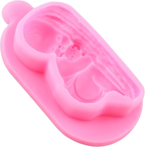 Miniatura 9 de Moldes de silicona para bebés 3D, molde de fondant para bebé, para decoración de tartas, decoración de cupcakes, caramelo y goma de mascar de