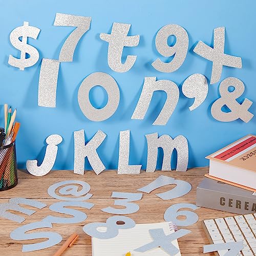 Colarr 216 Pcs Glitter Bulletin Board Letters For