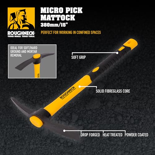 Micro Pick Mattock Roughneck ROU64011 idéal pour vos aménagements paysagers
