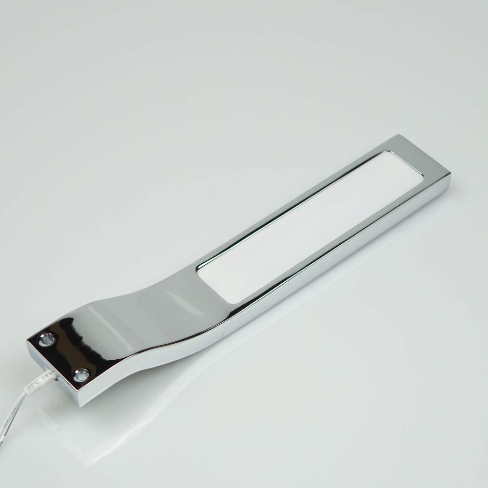 Lampada a sospensione a LED Luce per armadio Illuminazione per armadio Illuminazione per vetrine SET per bagno, selezione: set da 3 pezzi, colore della luce: bianco caldo, superficie: cromata