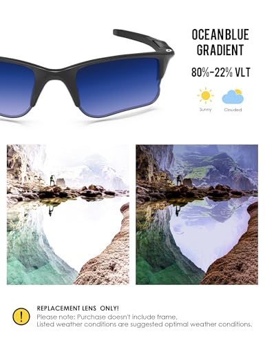 Image of BLAZERBUCK Replacement Lenses & Sock Kit for Oakley Half Jacket 2.0 XL OO9154 Sunglass