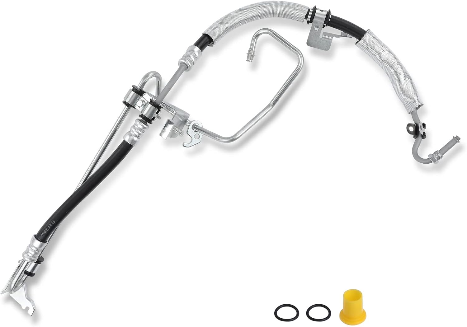 A-Premium Power Steering Hose Pressure Hose Line Assembly Compatible with Volvo XC70 2009-2010 S80 2008-2010 3.0L Pump To Gear/Rack Pinion