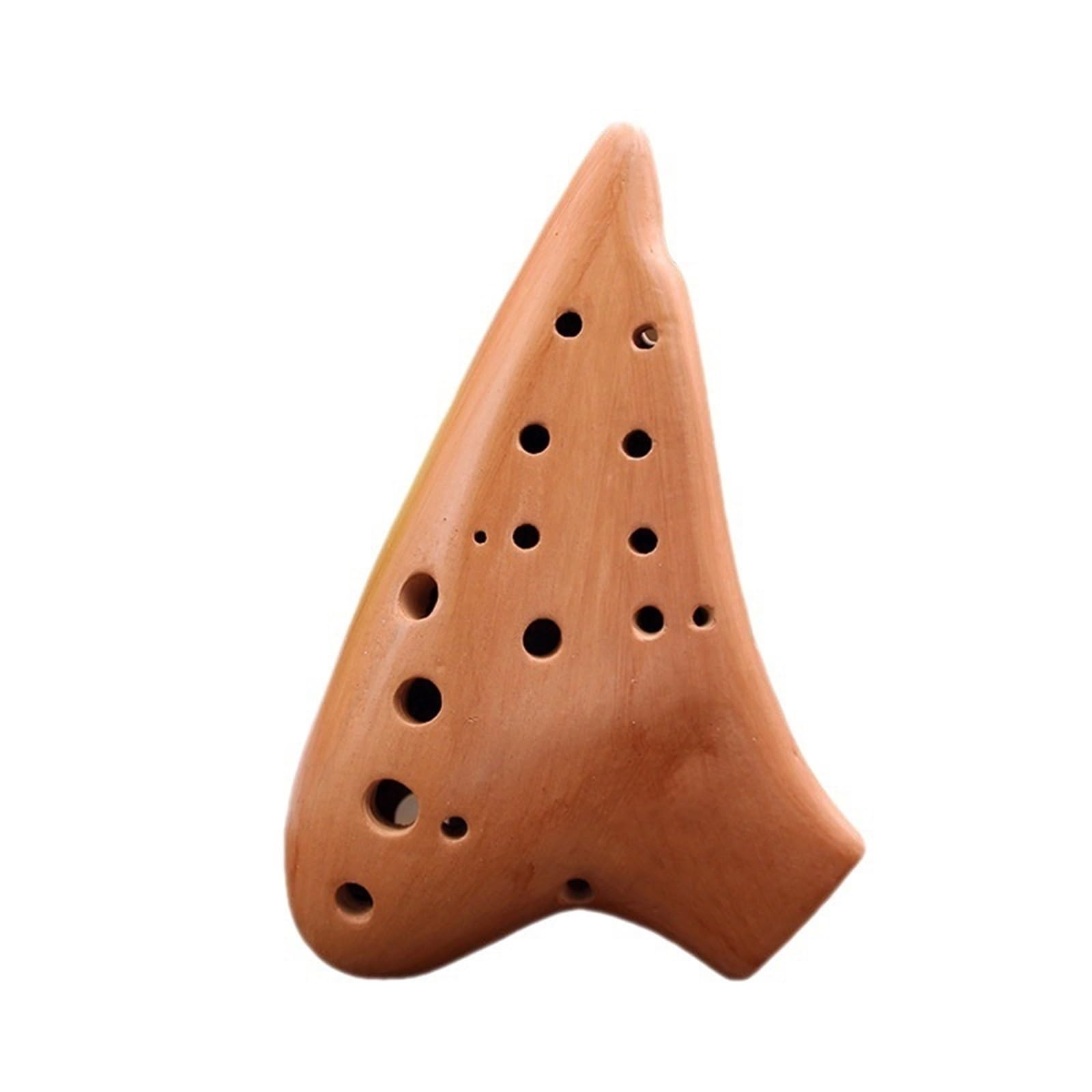 Professionnelle ocarina Ocarina Double Accordé En CA À Plusieurs Tubes Alto En Do Fait À La Main En Poterie Rouge
