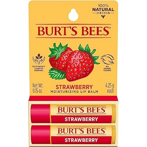 Burt's Bees Strawberry Lip Balm Twin Pack Cover