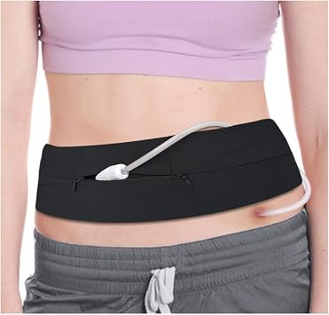 Feeding Tube Belt Holder, G Tube Belt for Adults, PD Belts Dialysis for Women Men, Adjustable Peritoneal Dialysis PD Catheter Holder Feeding Tubes Cover for Peg, Gastrostomy, J, Catheter, PEG Tubes