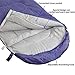 3-4 Season Sleeping Bag for Adults & Kids, Lightweight Warm Cold Weather Camping Bag with Waterproof Compression Sack – Portable for Hiking, Backpacking, Traveling & Outdoor Adventures (Purple)