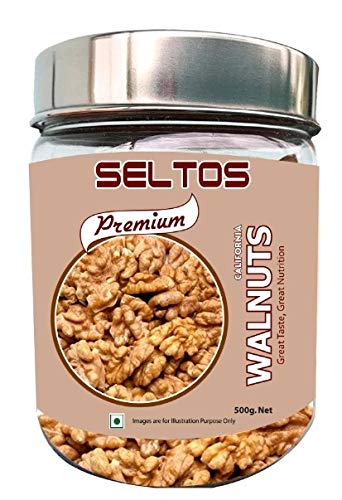 SELTOS Premium California Walnut Kernels 500g. (Akhroot,California Walnut, Akhroot Giri.) Without Shell(in Reusable Strong Jar), (B08TTQQYQM) Amazon Price History, Amazon Price Tracker
