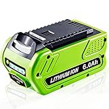【Upgrade】 TenHutt 6000mAh 40V Replacement Battery for GreenWorks 29472 G-MAX Power Tools 29252...