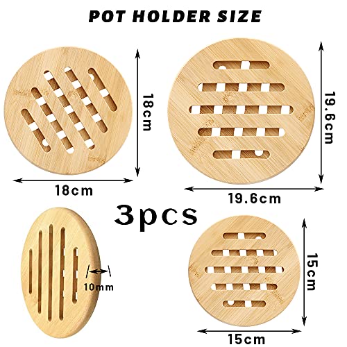 Sottopentola, XiXiRan Sottopentola in Bambù, Set