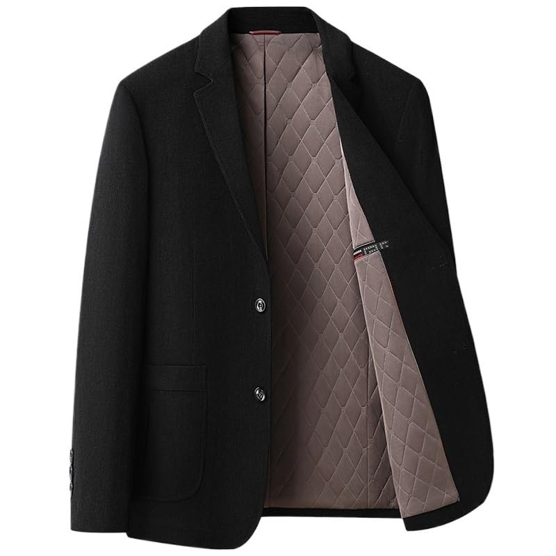 Mens Black Blazers Slim Fit Lightweight Casual Sport Coat Two