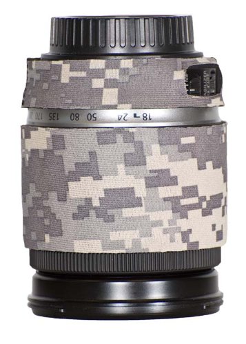 LensCoat Lens Cover for r Canon 18-200 f/3.6-5.6 EF-S IS camouflage neoprene camera lens protection sleeve (Digital Camo) lenscoat