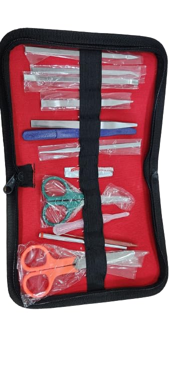 Jyoti Stainless Steel 14 Piece Dissection Kit with Case for Biology/Anatomy/Botany and Veterinary Students or Teacher (B0C73PMLTW) Amazon Price History, Amazon Price Tracker
