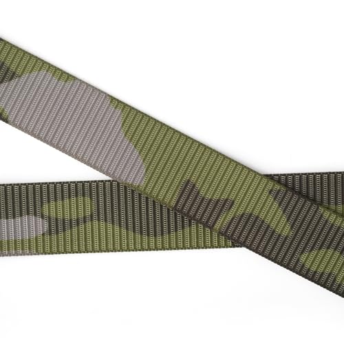 Mile High Life | Nylon Web Belt | Outdoor Military Belt | TSA Safe Buckle (Camo Green, 142CM)4