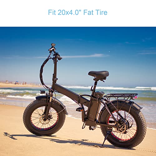 2 Pack 20×4 Fat Tire Bike Inner Tubes with Schrader Valve,