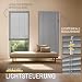 Sol Royal Alu Jalousien Fenster ohne Bohren 110x130cm inkl. Klemmträger – Aluminium Jalousie Fenster innen 110 cm breit, 25mm Lamellenrollo – Sichtschutz Sonnenschutz – Silber Matt – JA2