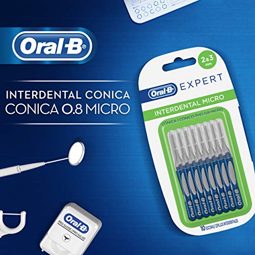 Escova Interdental Expert Cônica 0.8 Micro 10 unidades, ORAL-B