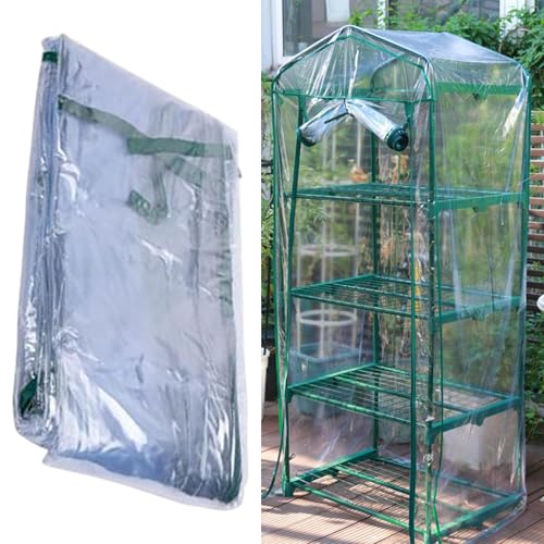 Housse de rechange pour serre de jardin et balcon transparente - 5