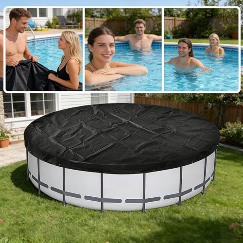 Couverture solaire de piscine avec bâche d'hiver réglable - 3