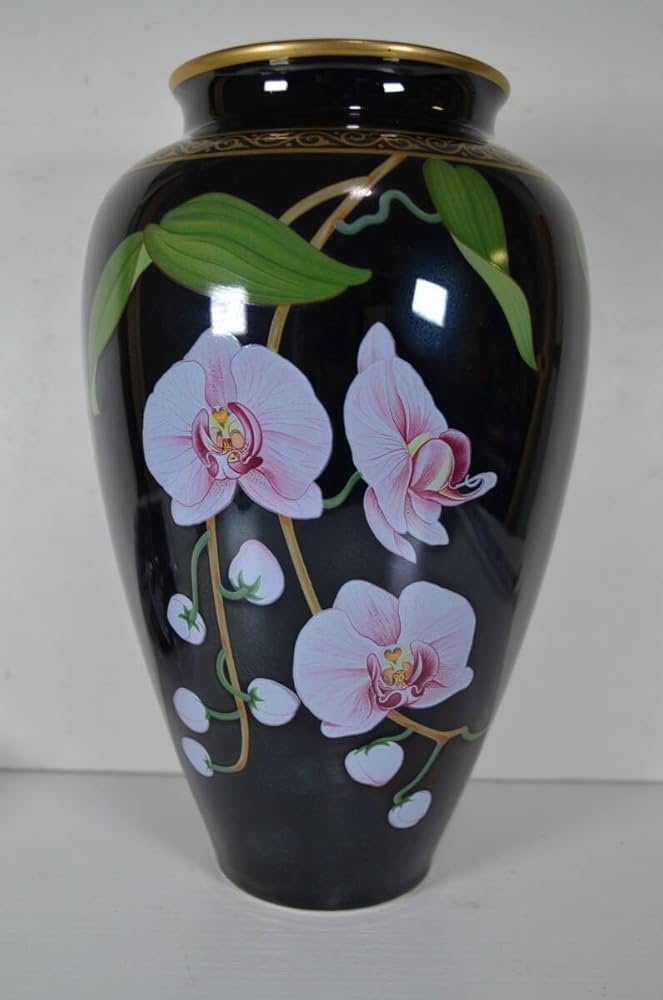 フランクリンミント　夏の花　大皿 フランクリンミント 夏の花 大皿