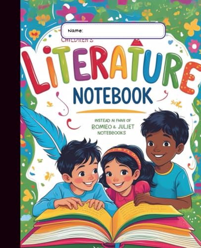 Cuadernos Escolares: Tu Libreta temática que evoca la belleza y el arte para la inspiración del saber- Para niños de 5-13 años - con 100 páginas de papel blanco de 9.25 x 7.5 pulgadas - Literatura
