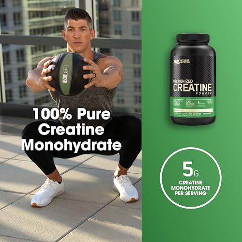 Optimum Nutrition Micronized Creatine Monohydrate Powder, Unflavored, Keto Friendly, 60 Servings (Packaging May Vary) - Image 4