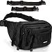 VAN BEEKEN Fanny Pack for Men Women Belt Bag Waist Bag Hip Bag I Waterproof Bum Bag I Supreme Waist Pack Phanny Pack for Hiking Travel Running, Black
