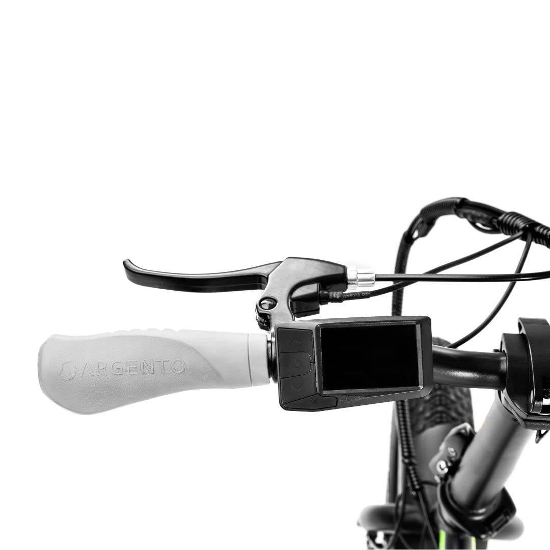 Argento, Mini Mad, E-Vélo, Moteur 250W, Batterie 375WH, 20 Pouces, Noir/Vert