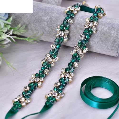 Bride Colorful Jewelry Women Dress Ribbon Belt Wedding Accessories Handmade Thin Belt3