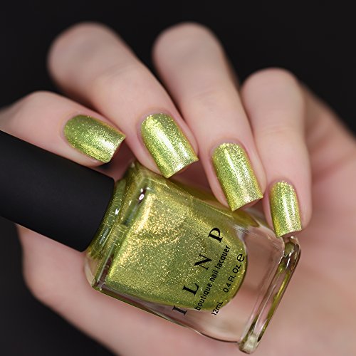 Image of ILNP Short Circuit - Radiant Yellow-Green Ultra Metallic Bright Nail Polish