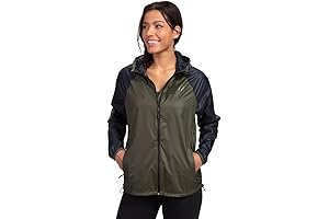 Women's Active Outdoor Watertight Storm Silencer Rain Breaker Jacket