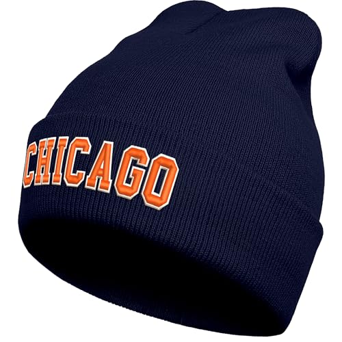 Sports Fan Beanie Gear Winter Hat for Men Apparel Women Gifts Knitted Cap Merch Stuff Navy Blue