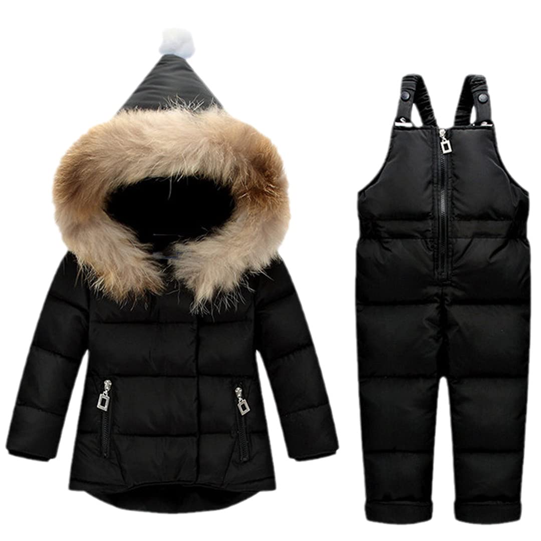 Winter Children Clothing Sets Snow Suit Jackets Jumpsuit 2Pcs Set Baby Boy Girls Duck Down Coats Toddler Girl