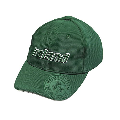 Carrolls Irish GiftsBaseball Cap for Kids with Ireland Emblem Badge, Green Colour