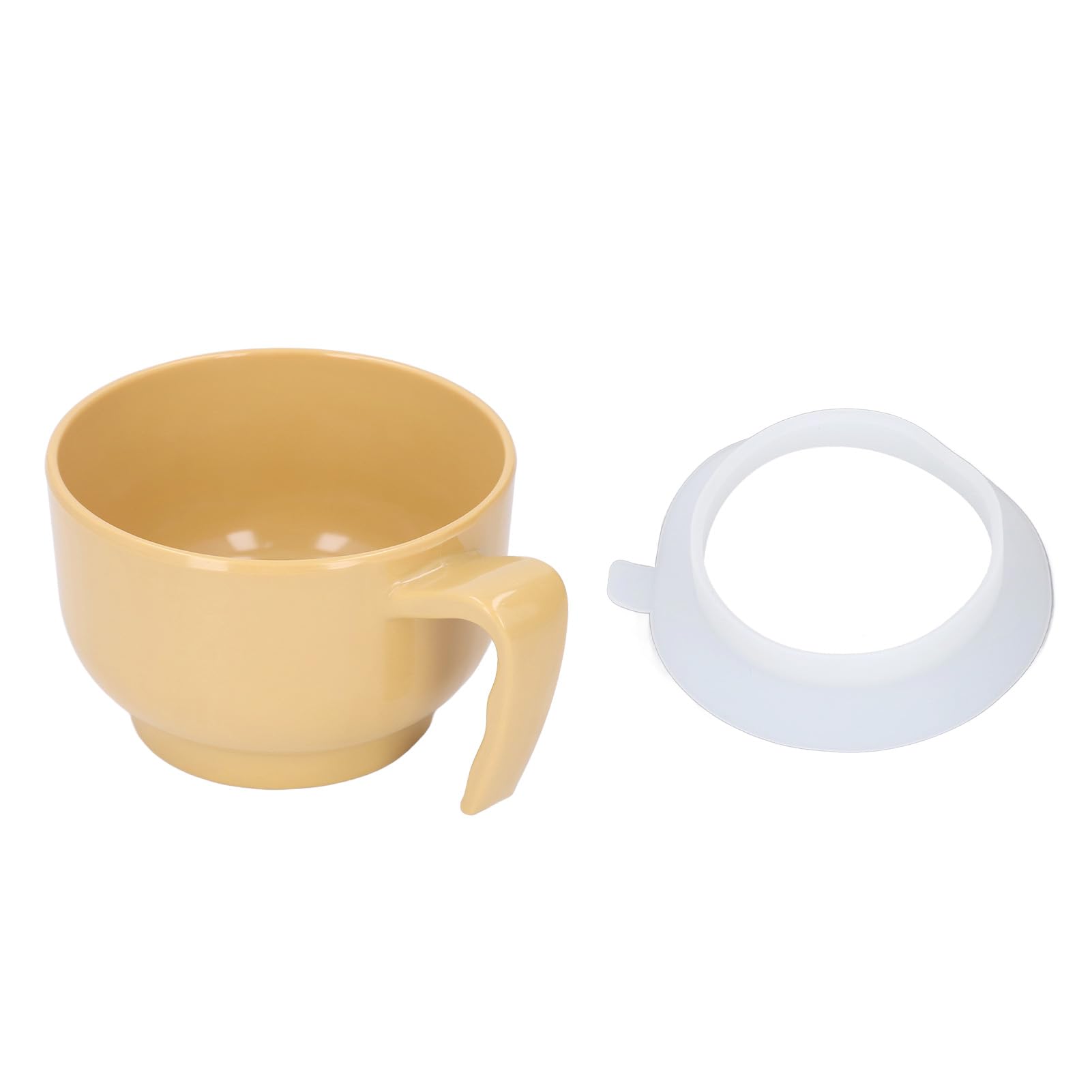 Elderly Self Feeding Suction Bowl, Handle Prevent Spill, Skid Easy Eating for The Elderly, Independence & Safety for Users