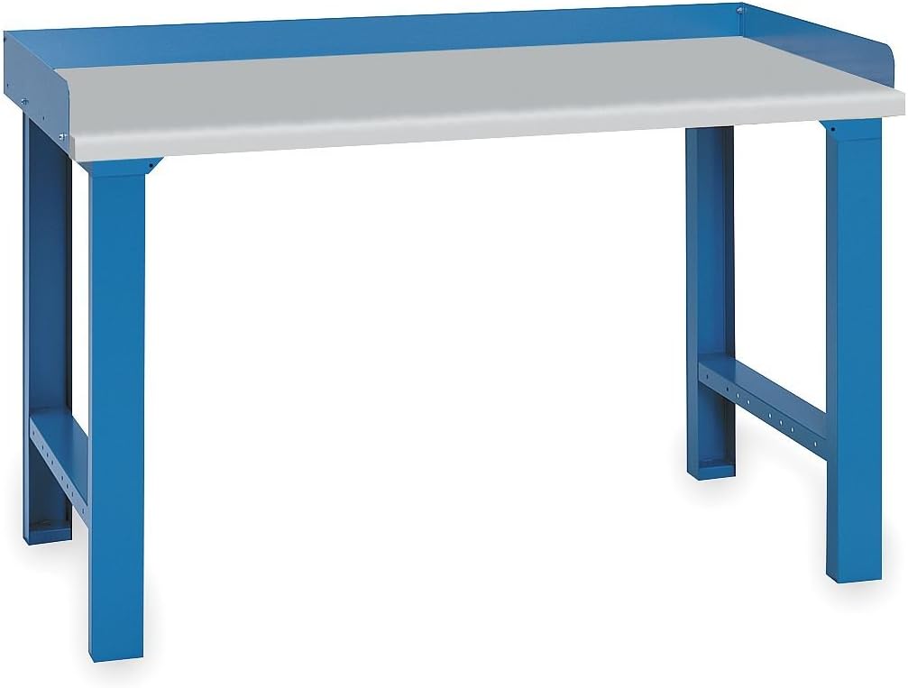 Lista Industrial Workbench - 72X30" Plastic Laminate Top - Bright Blue - Bright Blue