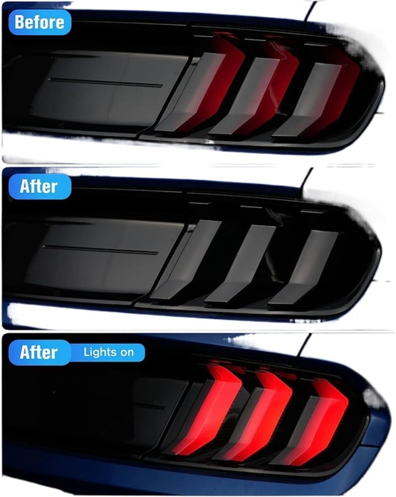 Taillight Protector Cover Compatible With Mustang 2018 2019 2020 2021 2022