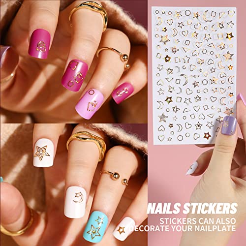 12 Pack, Short Square Press On Nails With Nail Glue, Teenitor 288Pcs Short Fake Nails 12 Colors Short Glue On Nails, Nails Glossy Acrylic False Nails Full Cover #TOP3