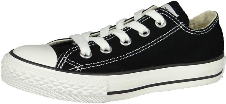 Converse unisex-child Chuck Taylor All Star Low Top Sneaker, Black, 11 M US Little Kid