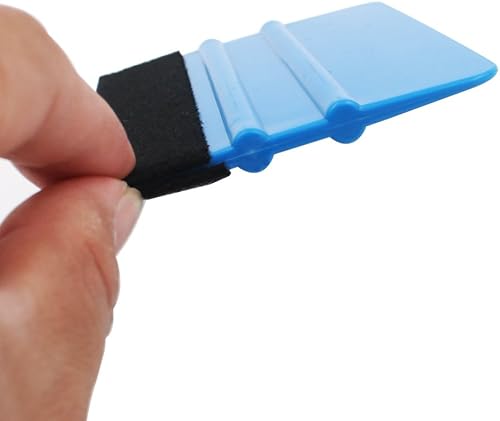 Miniatura 7 de Gebildet 4 escobillas de borde de fieltro, escobilla de 4 pulgadas para envoltura de película de vinilo de automóvil, calcomanía de tintado de