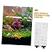 Yardwe 1Set Fish Tank Divider Panel Separation Board for Aquarium Accessories Easy Installation Water Permeability for Bottom Filtering Convenient