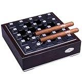 Cigar Ashtray Smoking Ash Tray Fashion Creative European Ebony Metal Texture Four Slot Large Smoke T