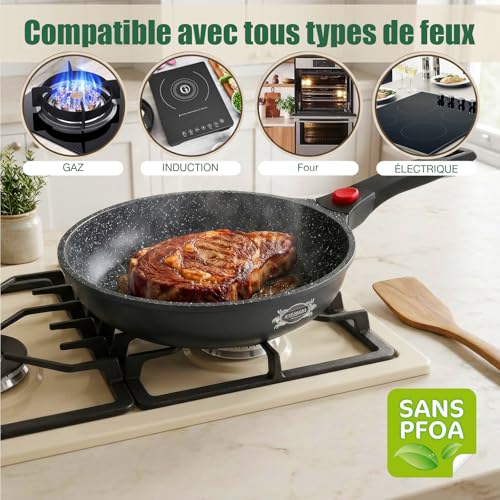 Haussmann Heritage Set de 3 Poêles 20/24/28cm – vue 3
