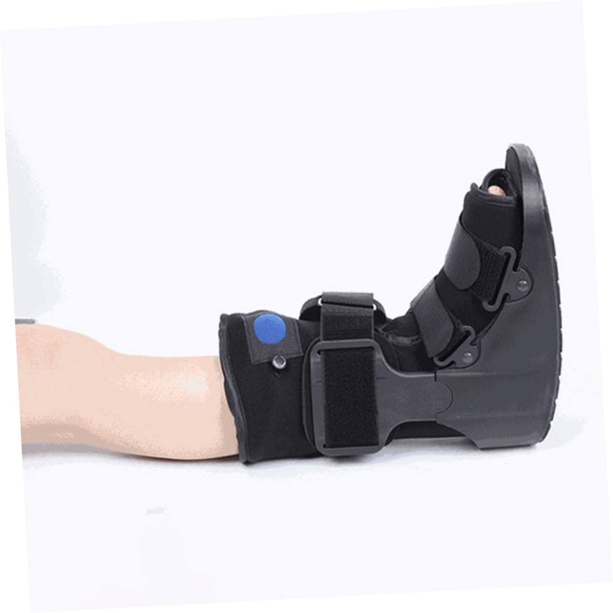 MAGICLULU Foot Stabilizer Walking Boot with Inflatable Cushion, Ankle Brace Support for Sprained Ankle and Post-surgery, Low-cut Medical Foot Brace for Adults